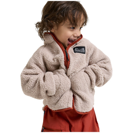 Dječja dukserica Didriksons Gibbs Kids Fullzip 2 Beach Beige/Rust