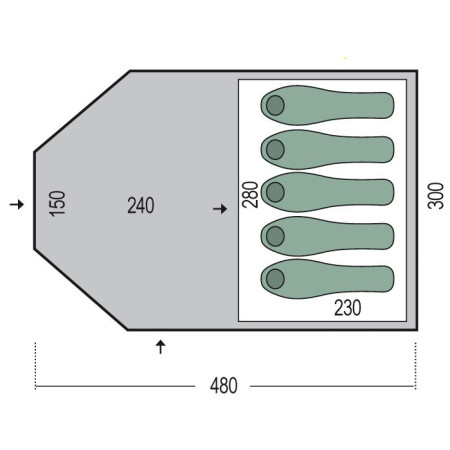 Šator Pinguin Campus 5