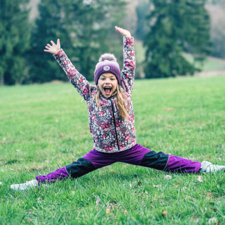 Dječje softshell hlače WAMU Fuchsiová