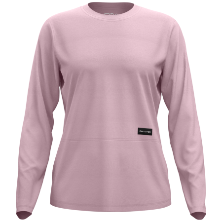 Ženska funkcionalna majica Ortovox 185 Merino Patch Long Sleeve ružičasta Dawn Rose