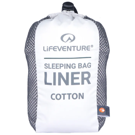 Umetak za vreću za spavanje LifeVenture Cotton Sleeping Bag Liner, Mummy