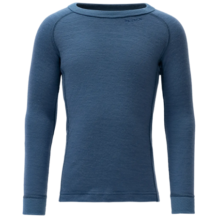 Dječja funkcionalna majica Devold Duo Active Merino Shirt Kid Berry tamno plava Berry