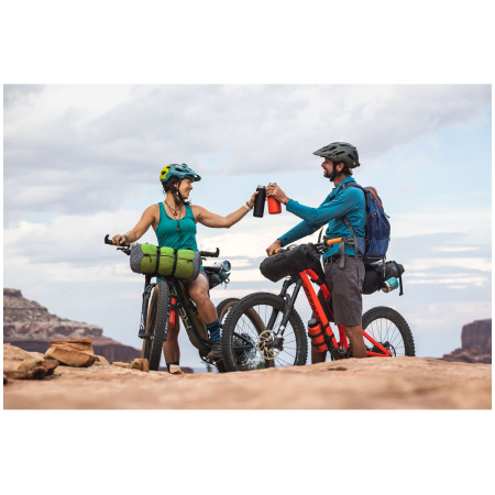 Boca od nehrđajućeg čelika Klean Kanteen Wide w/Wide Loop Cap - brushed stainless 800 ml