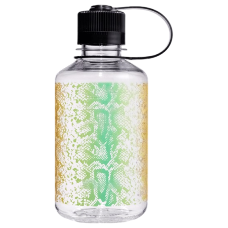 Boca Nalgene Narrow Mouth Animal Print 500 ml zelena/žuta Clear Rainbow Snake