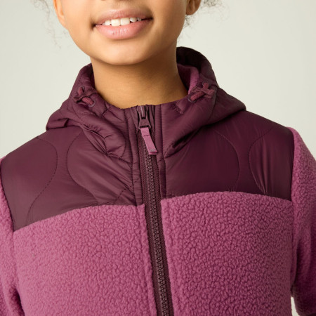 Dječja dukserica Regatta Myla Hybrid Jacket Fig/Violet