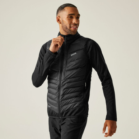 Muški prsluk Regatta Leedre Hybrid B/W