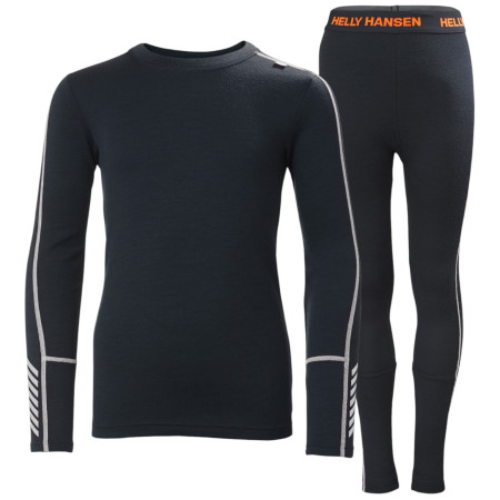 Dječji funkcionalni set Helly Hansen Jr Lifa Merino Midweight Set tamno plava 596 Navy