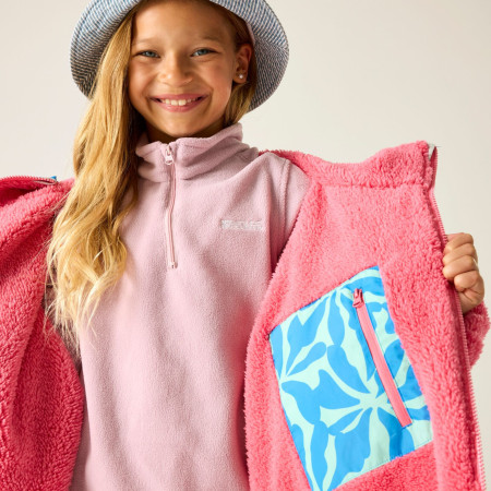 Vodonepropusni kaput Regatta Junior Waterproof Changing Robe SBluFlPiLem