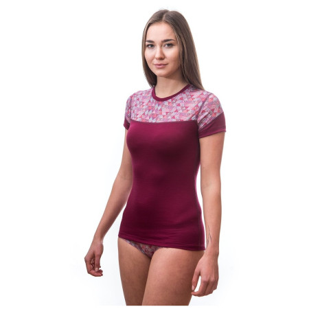 Ženska funkcionalna majica Sensor Merino Impress (short sleeve)
