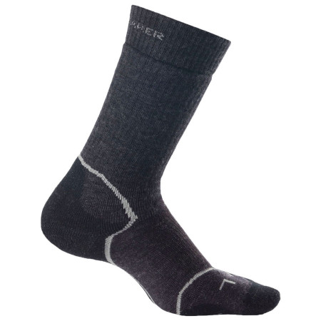 Ženske čarape Icebreaker Women's Hike+ Medium Crew (2018) crna JetHthr/Silver/Black