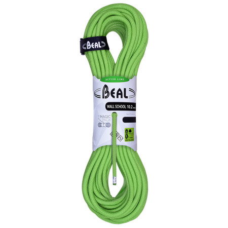 Uže za penjanje Beal Wall School 10,2 mm (40 m) zelena green