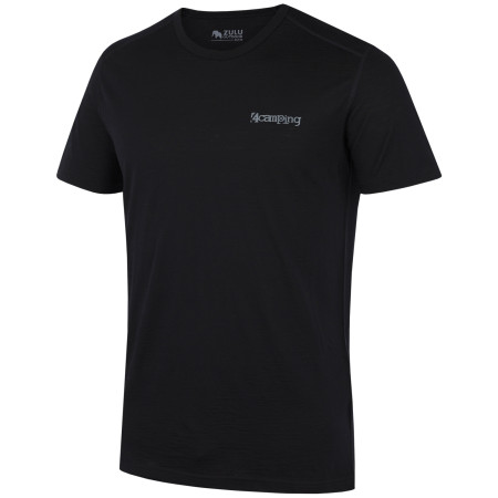 Muška majica Zulu Merino 160 Short 4C Comfy crna black