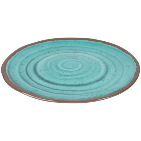Set tanjura Bo-Camp Breakfast plate Halo 4 kom tirkizna aqua