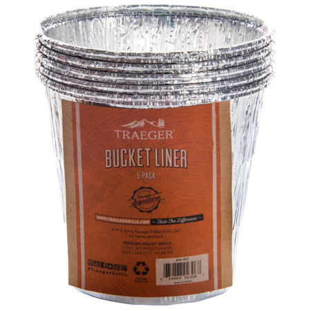 Dodatak za roštiljanje Traeger BUCKET LINER 5 PACK srebrena