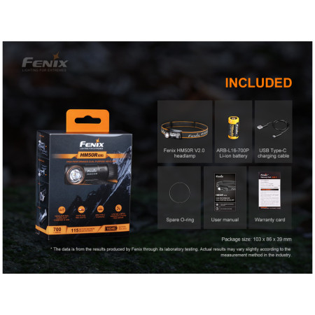 Čeona svjetiljka Fenix HM50R V2.0