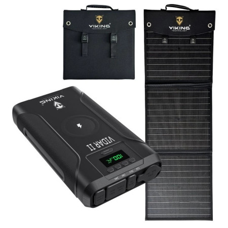 Set Viking Technology Powerbank Viking VIDAR II i solarni panel Viking L60 PD