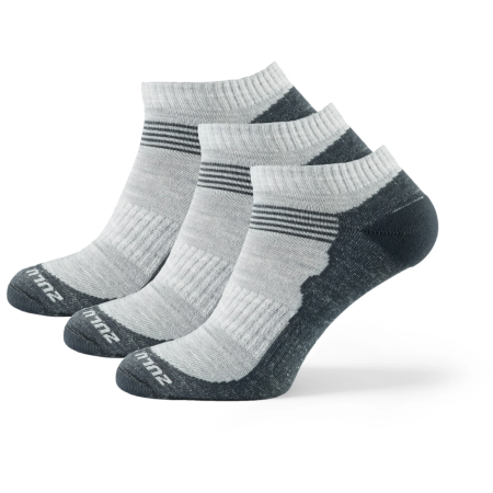 Čarape Zulu Merino Summer 3-pack siva grey