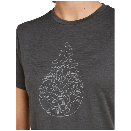 Ženska majica Icebreaker Women Merino 150 Tech Lite SS Tee Hike Path