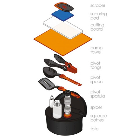 Set za kuhanje GSI Outdoors Crossover Kitchen Kit