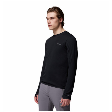 Muške funkcionalne majice Columbia Tech Trail™ Utility Warm Ls Crew crna Black