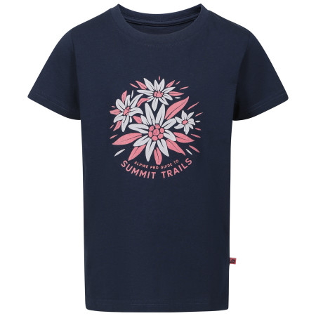Dječja majica Alpine Pro Dallo 3 Moonlit Ocean tamno plava MOONLIT OCEAN VARIANTA PA