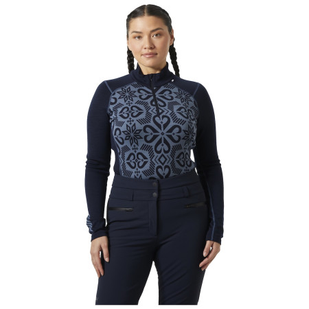 Ženska funkcionalna majica Helly Hansen W Lifa Merino Midw Gra 1/2 Zip