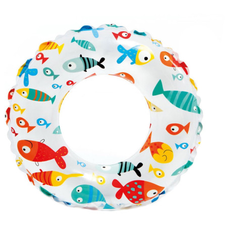 Kolut za plivanje Intex Lively Print Swim Ring 59230NP žuta CoralReefFish