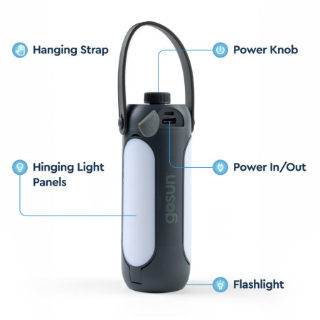 Lampe GoSun Shine 3u1 baterijska lampa i power bank