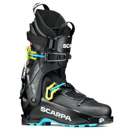 Cipele za turno skijanje Scarpa F1 XT plava/žuta Carbon-Yellow