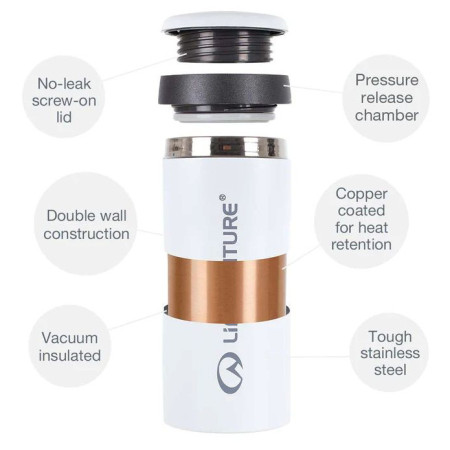 Termos LifeVenture One Touch Thermal Mug 350 ml
