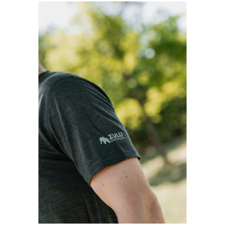 Muška majica Zulu Merino Fire 160 Short Comfy