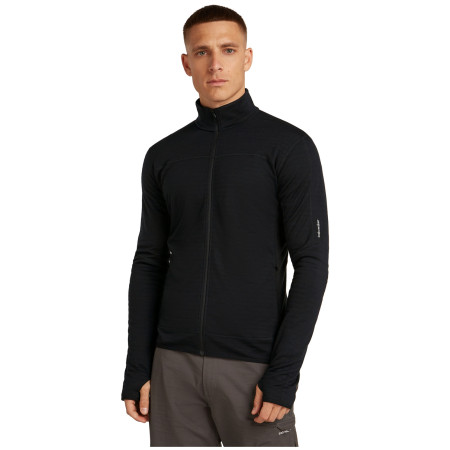 Muške funkcionalne majice dugih rukava Icebreaker Men Merino Blend 300 RealFleece™ Descender LS Zip