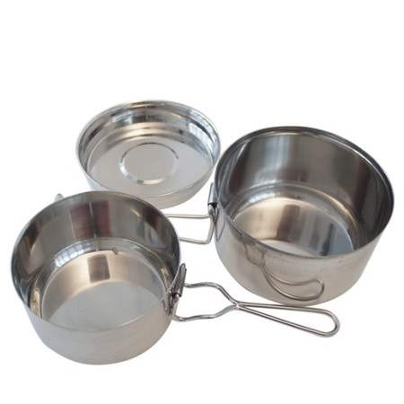 Posuda od nehrđajućeg čelika Yate posuda od nehrđajućeg čelika - 3 dijela