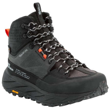 Ženske planinarske cipele Jack Wolfskin Terraquest Texapore Mid W crna phantom