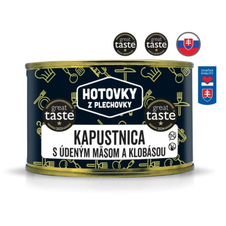 Juha Hotovky z plechovky Juha od kiselog zelja s dimljenim mesom i kobasicom (400 ml)