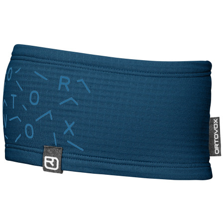 Traka za glavu Ortovox Fleece Light Grid Headband plava