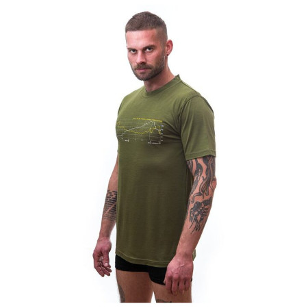 Muška majica Sensor Merino Wool Active PT Track (short sleeve)