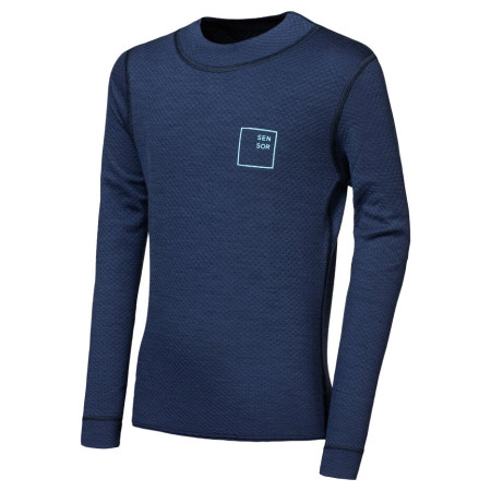 Dječja funkcionalna majica Sensor Merino DF Logo Up Deep Blue tamno plava Deep Blue