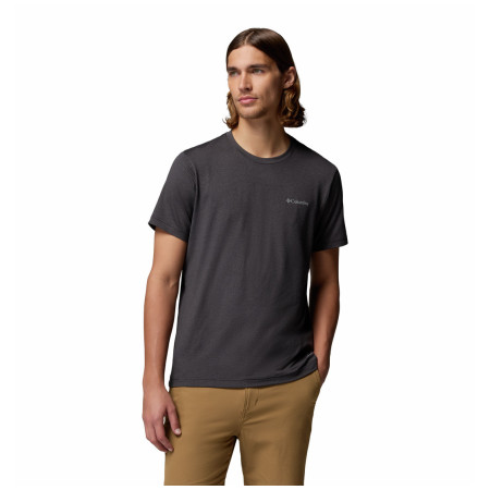 Muška majica Columbia Parsons Point™ SS Back Graphic Tee crna Black Heather, Splatter Gem