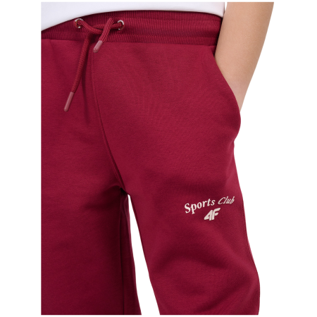 Dječja trenerka 4F Trousers Cas F1777 Burgundy