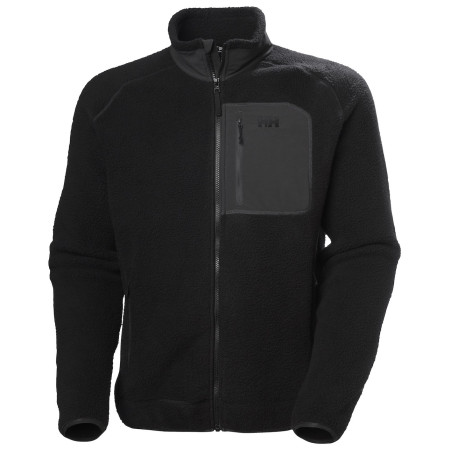 Muške funkcionalne majice dugih rukava Helly Hansen Panorama Pile Block Jacket crna 991 Black