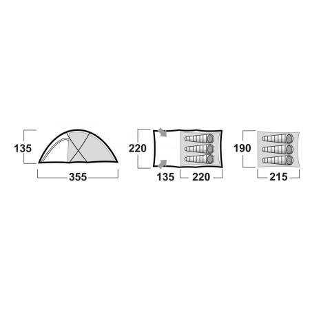Šator Husky Felen 3-4