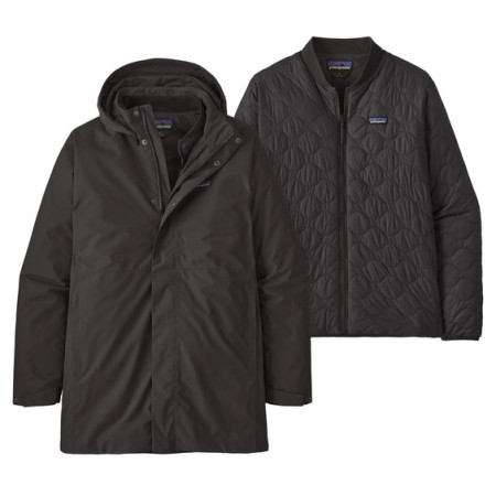 Muška jakna Patagonia M's Heyes Peak 3-in-1 Parka crna Black