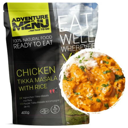 Gotova jela Adventure Menu Gotovo jelo Adventure Menu Piletina Tikka Masala s rižom 400 g