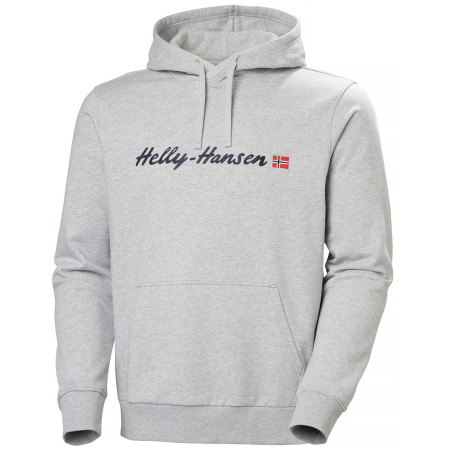 Muška dukserica Helly Hansen Core Graphic Hoodie svijetlo siva 947 GREY MELANG