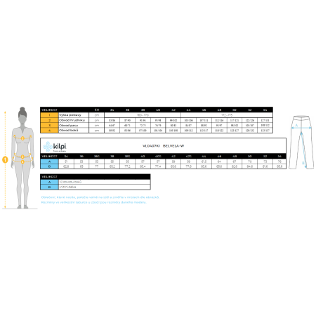 Ženske hlače Kilpi Belvela-W (2024)