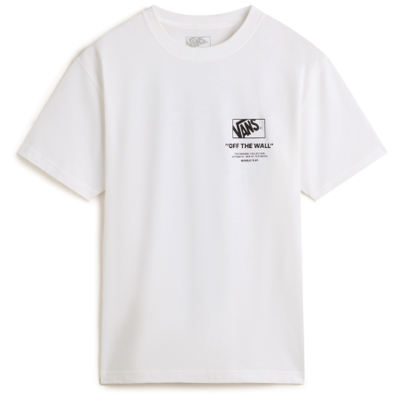 Muška majica Vans Stacked Hi SS Tee bijela White