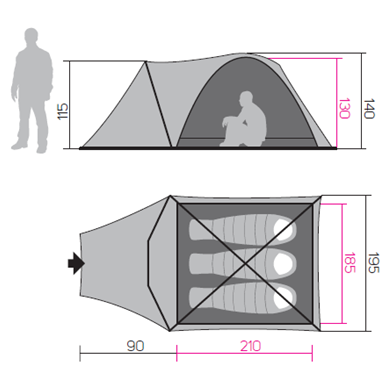 Šator Hannah Harbor 3