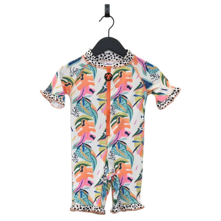 Dječji kupaći DucKsday Moana Baby Swimsuit Girl mješavina boja Multicolor