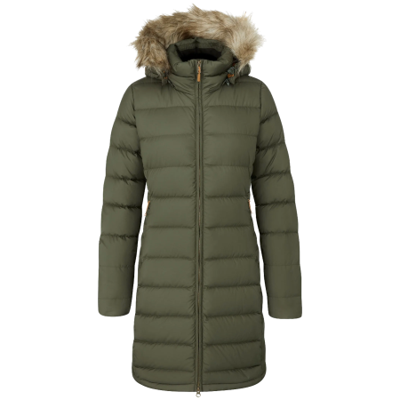Ženski kaput Rab Deep Cover Parka zelena Army